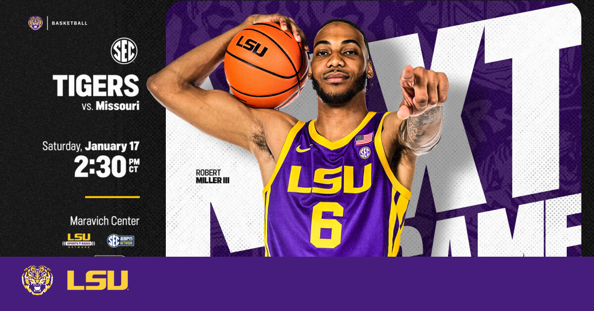 Basketball Tigers Host Missouri; Alumni Day; 1986 NCAA Final Four Team Honored – LSU