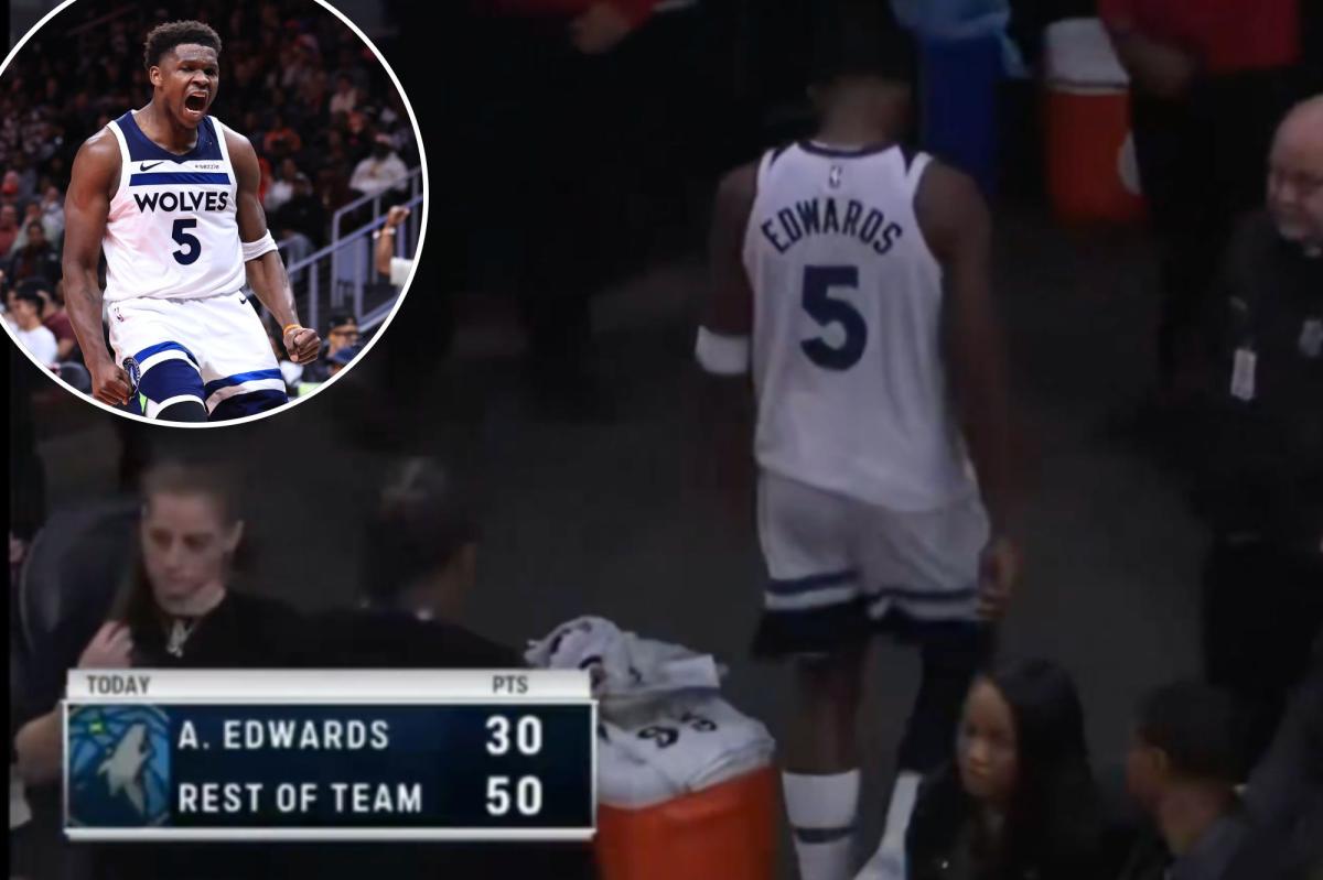 Anthony Edwards leaves Timberwolves bench midgame in shocking scene