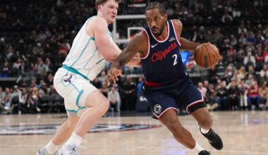 Leonard scores 35, Harden moves to 9th place on NBA's scoring list as Clippers beat Hornets 117-109