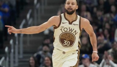 Balanced scoring, 23 3-pointers lead Warriors over Hornets, 136-116