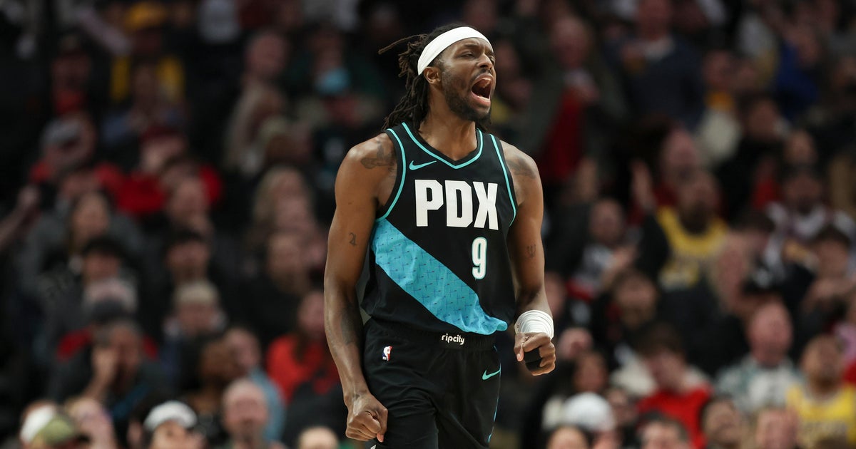 Sharpe leads Blazers to 132-116 win over the Lakers, playing without Doncic