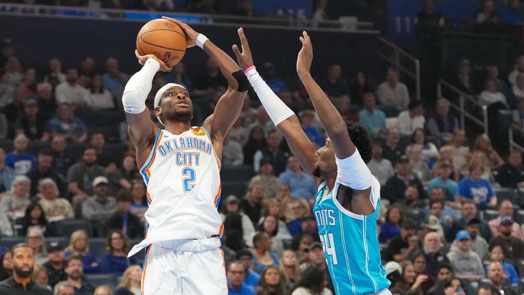 NBA-leading Thunder humbled in home loss to struggling Hornets