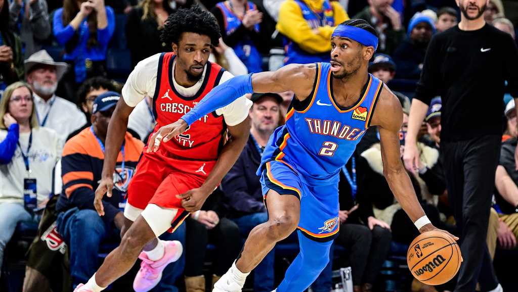 SGA scores 29 and NBA-best Thunder beat Pelicans