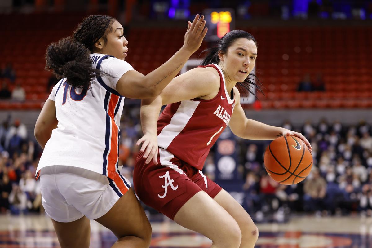 No. 21 Alabama Women's Basketball Suffers Defeat Against Auburn
