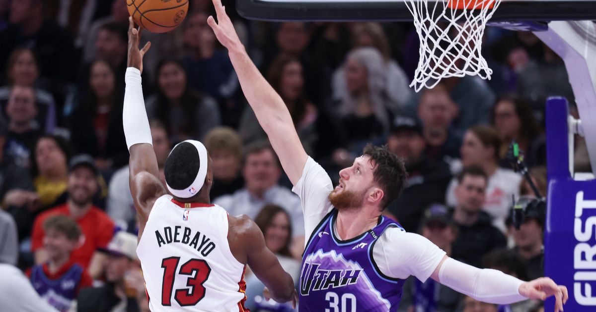Adebayo's 26 points and 15 rebounds lead Heat to dominant 147-116 win over Jazz :: WRAL.com
