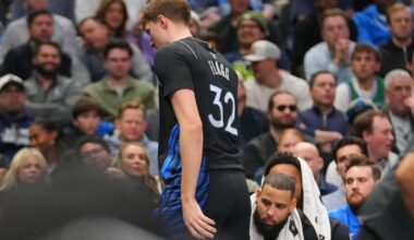 Cooper Flagg sprains an ankle and is ruled out after halftime as Mavs lose to Nuggets :: WRAL.com