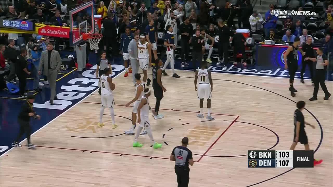 Murray scores 27, Nuggets beat Nets 107-103 in Porter's return to Denver