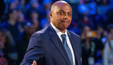 Charles Barkley in a suit