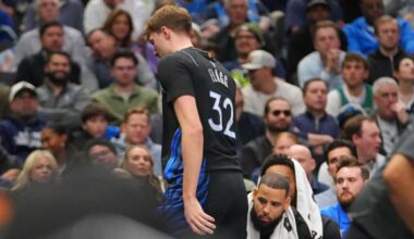 Flagg misses second half of Mavericks-Nuggets with sprained ankle