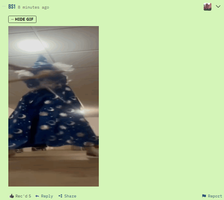 Breakdancing Wizard it is, BS1