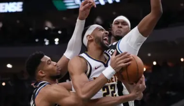 Strawther scores 20 points as short-handed Nuggets outlast slumping Bucks 102-100