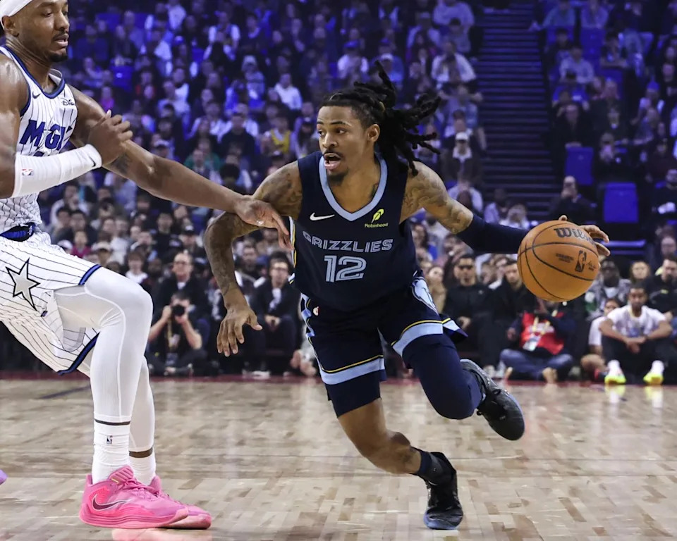Ja Morant missed six consecutive games before his return. NBAE via Getty Images