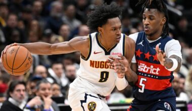 Peyton Watson scores career-high 35 points as short-handed Nuggets outlast Wizards 107-97 :: WRAL.com