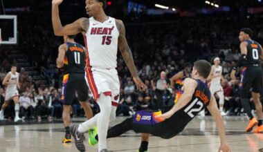 Heat beat short-handed Suns 111-102 in short turnaround behind Adebayo's 22 points :: WRAL.com