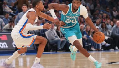 NBA-leading Thunder humbled in 124-97 home loss to struggling Hornets :: WRAL.com