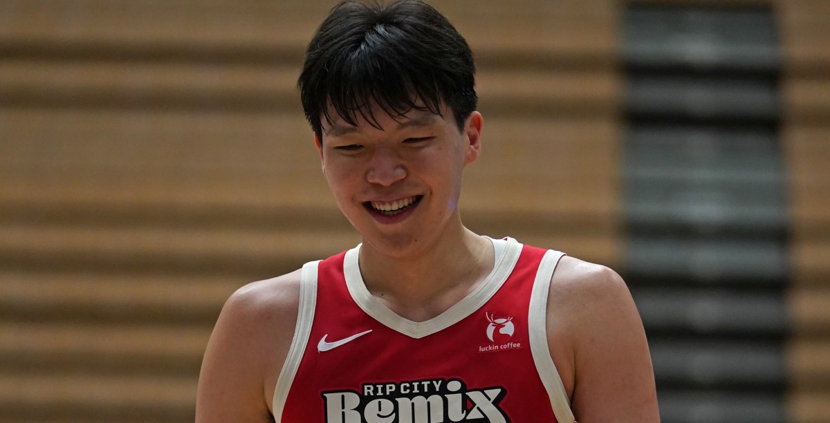 Yang Hansen Produces 22 and 7 in Rip City Remix Win Over OKC Blue