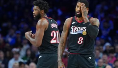 Joel Embiid and Paul George out against Charlotte