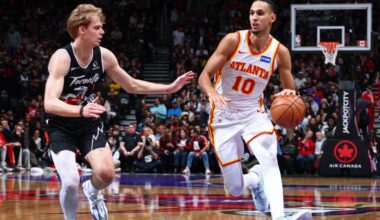 Hawks’ strong start fades in fourth quarter loss to Raptors