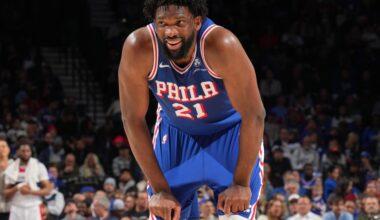 Joel Embiid listed questionable for Sunday in Toronto