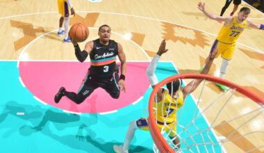 Spurs snap two-game losing streak in win over Lakers