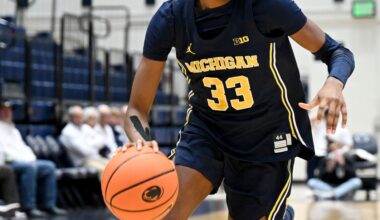 Te’Yala Delfosse steps up in Syla Swords’ absence as No. 9 Michigan shuts down Wisconsin