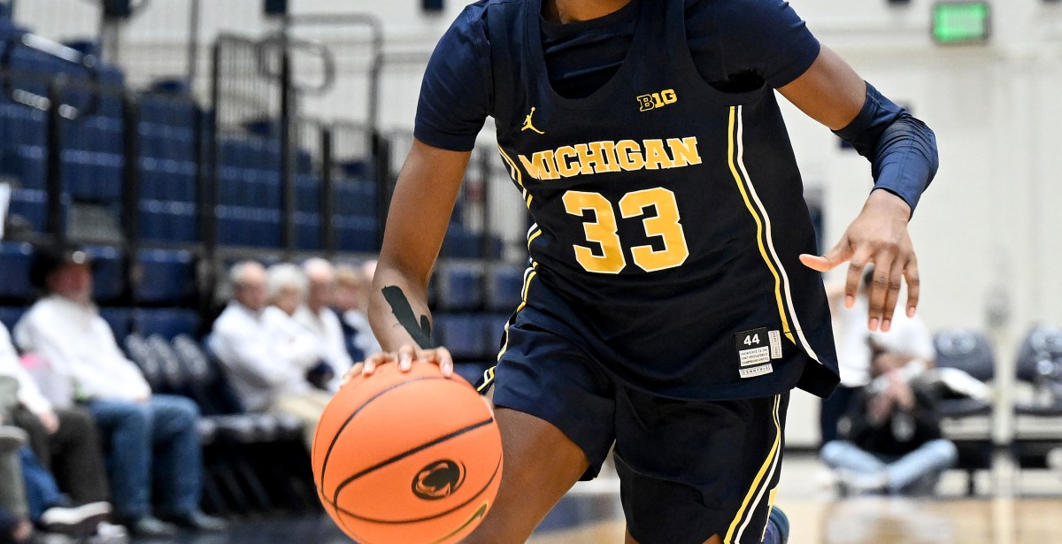 Te’Yala Delfosse steps up in Syla Swords’ absence as No. 9 Michigan shuts down Wisconsin