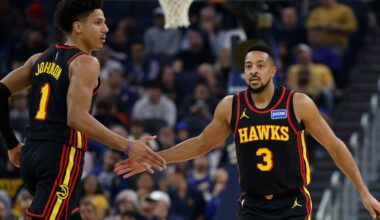 McCollum, Kispert make Atlanta debuts as Hawks breeze by Warriors