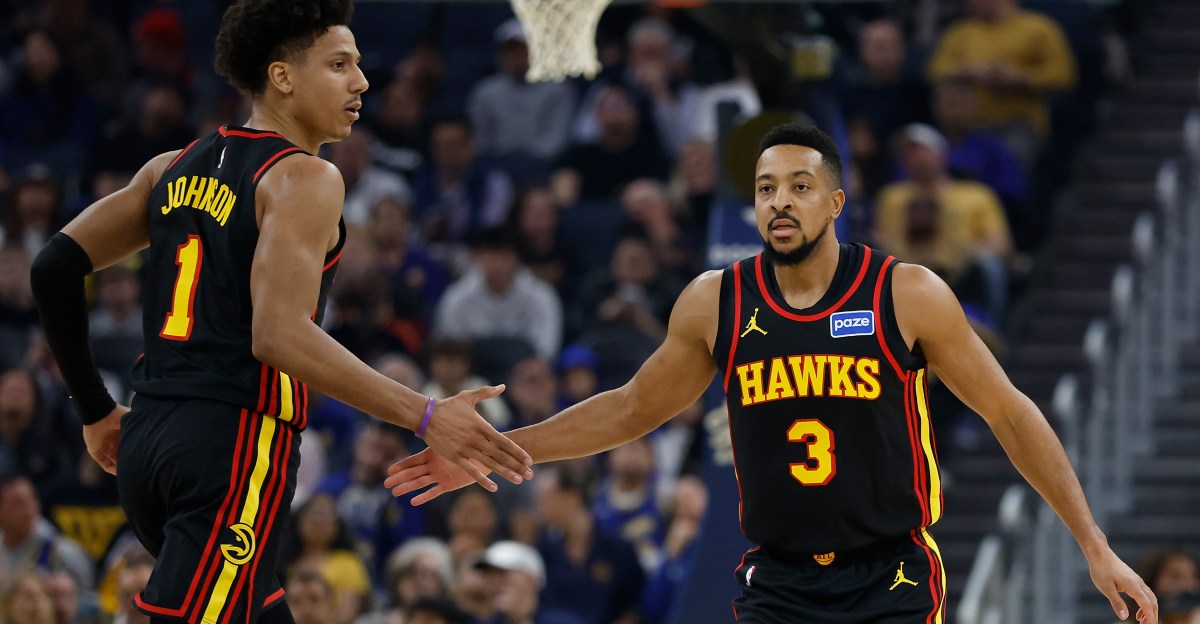 McCollum, Kispert make Atlanta debuts as Hawks breeze by Warriors