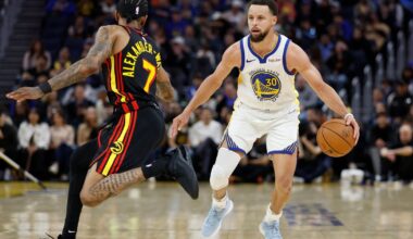 Alexander-Walker's 24 points lead 6 Hawks in double figures as Atlanta beats Warriors 124-111