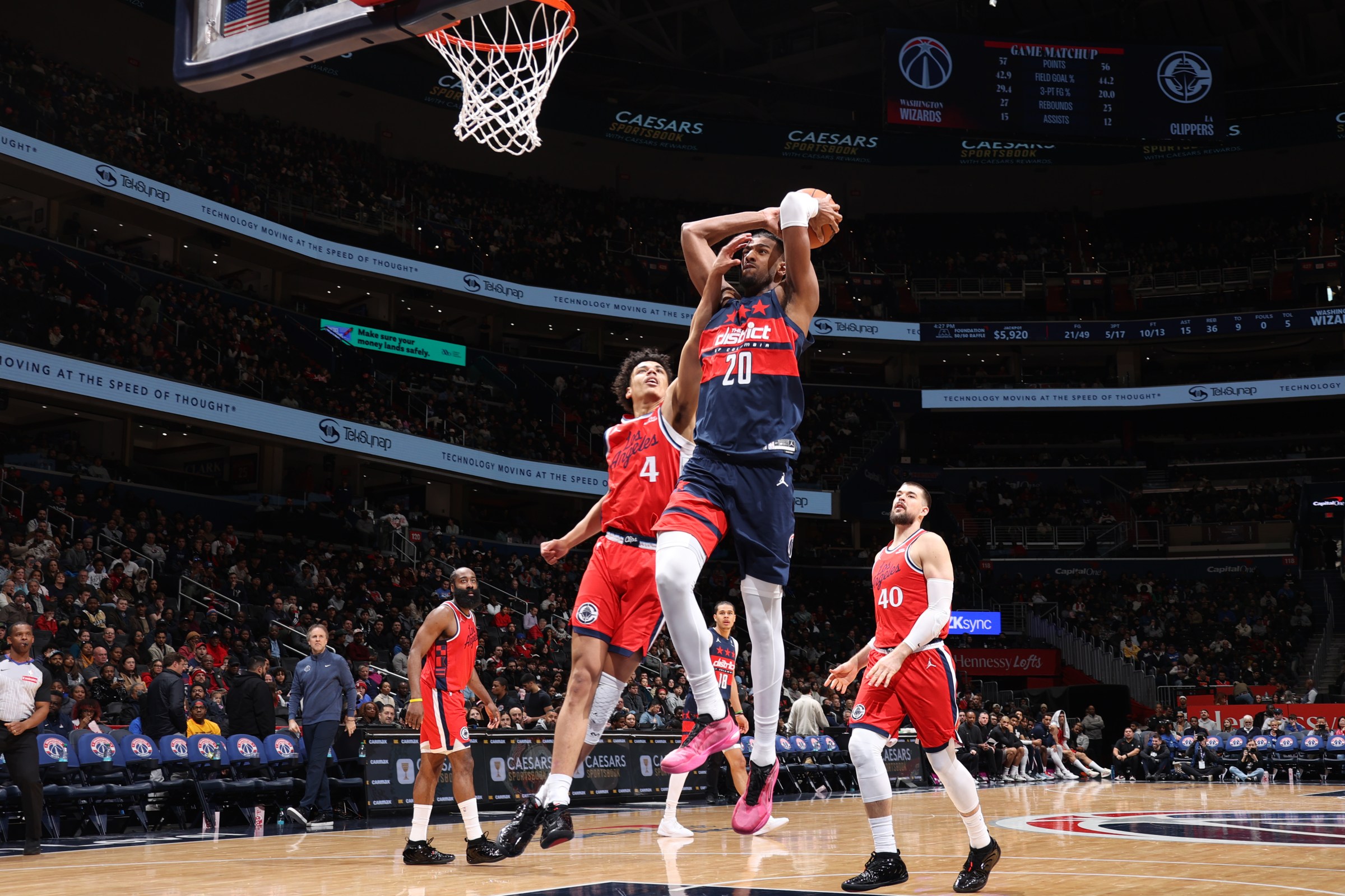 Washington big man Alex Sarr is having a breakout season for the Wizards.