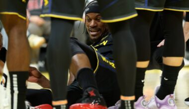 Warriors dominate Heat despite Jimmy Butler’s knee injury