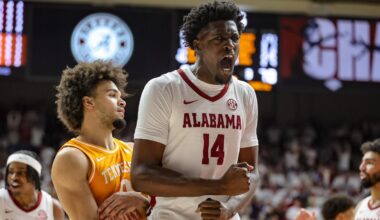 Alabama fans cheer Charles Bediako in loss to Tennessee because of his victory vs. NCAA