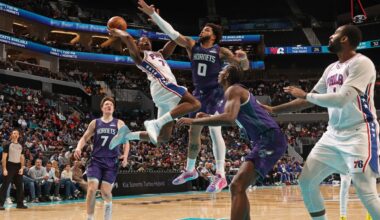 Sixers get buried in the snow by Hornets