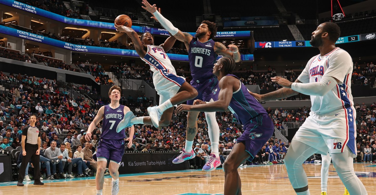 Sixers get buried in the snow by Hornets