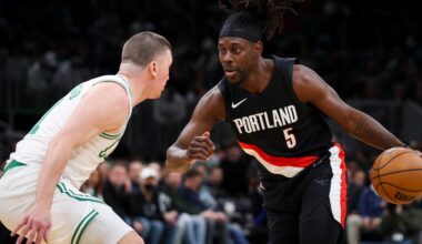 Blazers Have No Luck Against Celtics in Boston