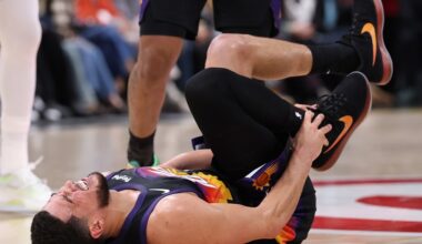 Update: Devin Booker will be re-evaluated in one week