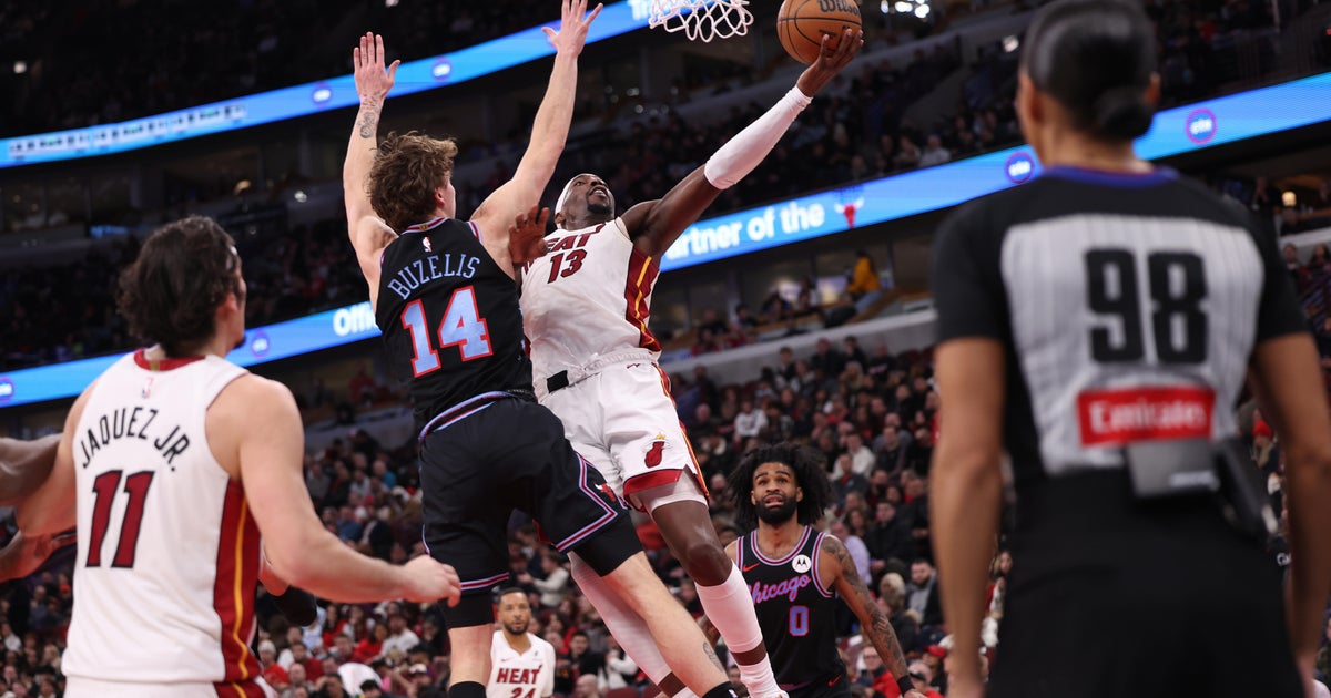 Powell scores 21, Adebayo scores 20 as Heat outlast Bulls for 116-113 win