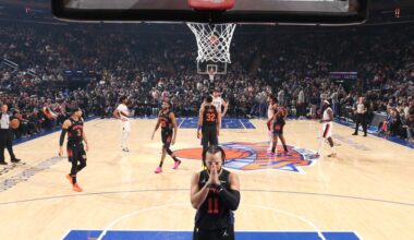 Knicks 127, Trail Blazers 97: “Grooving”