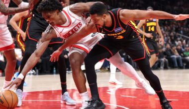 Shorthanded Hawks lose 104-86 to Rockets