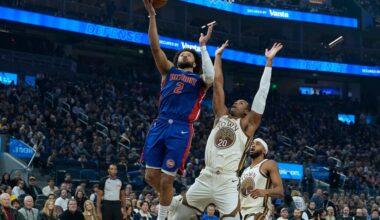 Final Score: Warriors lose 131-124 to Pistons, Curry injures knee