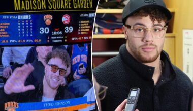 Giants' Theo Johnson annoyed by 'narrative' surrounding Knicks appearance