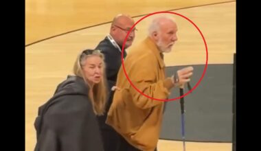 Gregg Popovich at a G League game