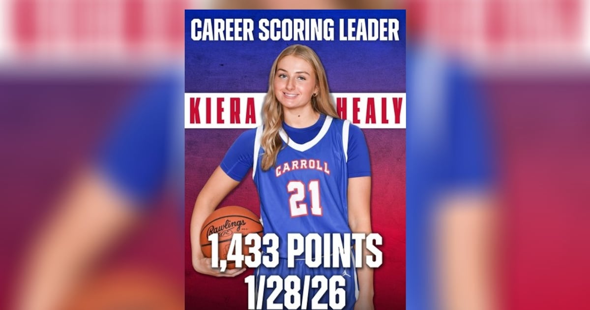 Senior becomes new all-time girls’ basketball scoring leader at Carroll High – WHIO TV 7 and WHIO Radio