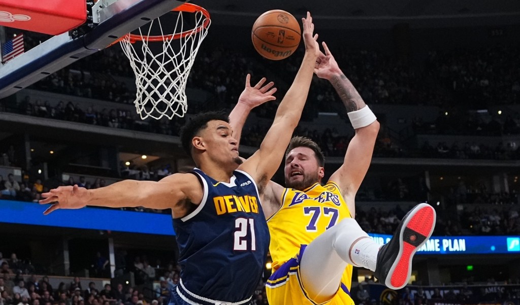 Luka Doncic has triple-double as Lakers surge past depleted Nuggets – Orange County Register