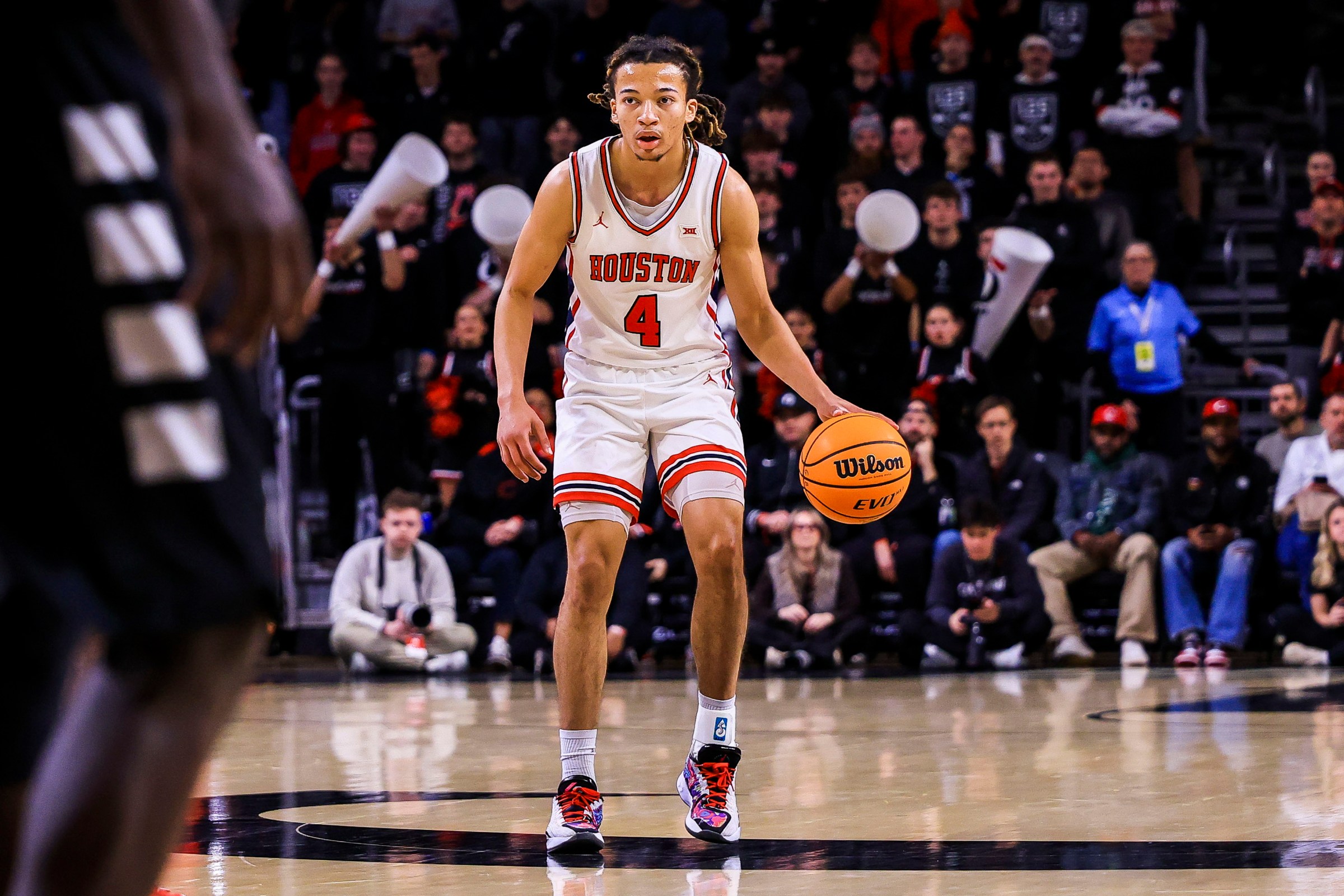 Flemings is quickly becoming one of the best guards in the class. Mandatory Credit: Katie Stratman-Imagn Images