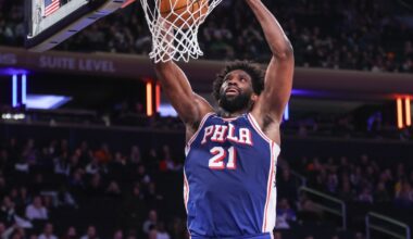 Don’t expect more Joel Embiid dunks, but his upward trajectory is encouraging