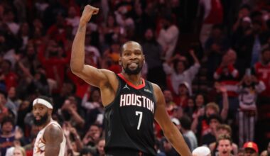 Rockets get to 100 over Suns - 100-97