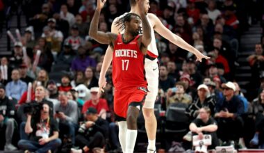 Rockets fall to Blazers 103-102 after disallowed tip-in