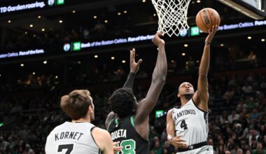 Highlights: Fox, Johnson, & Wembanyama combine for 60 in win over Celtics