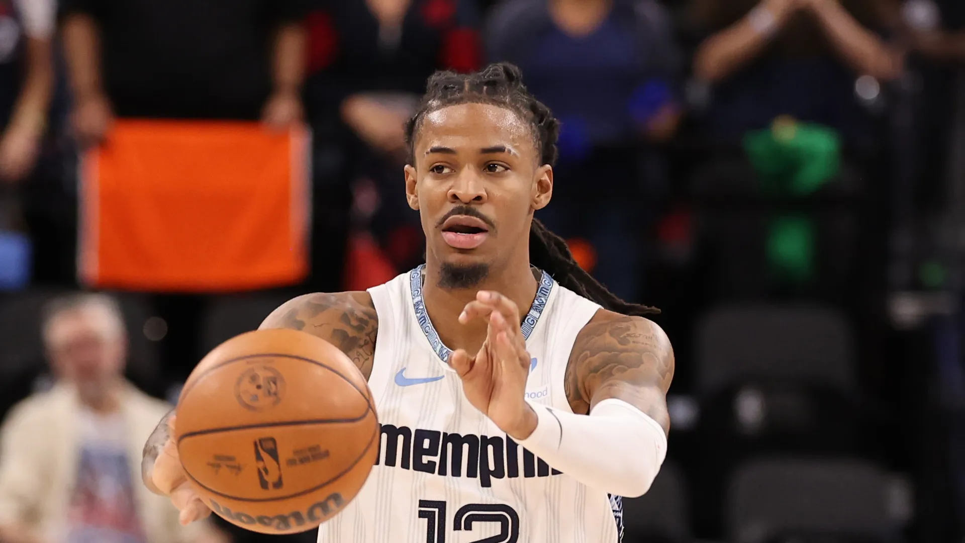 Ja Morant #12 of the Memphis Grizzlies